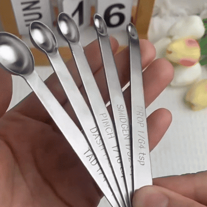 CUILLERE DOSEUSE  (Set 5 pces)- ACIER INOXYDABLE