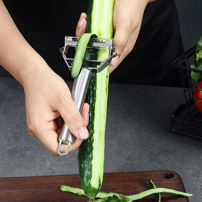 Eplucheur legume  avec un concombre