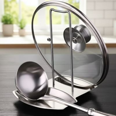 Repose cuillère avec couvercle et louche