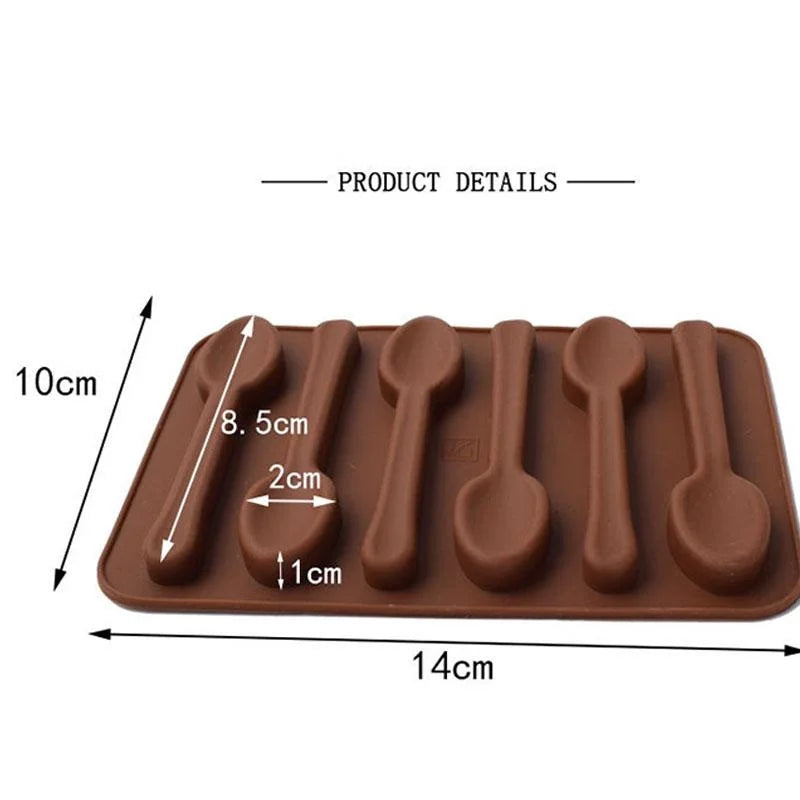 Moule en Silicone pour Cuillère Chocolat