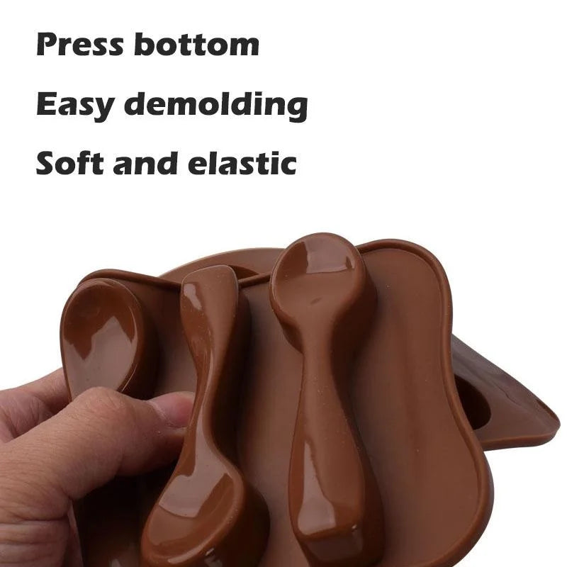 Moule en Silicone pour Cuillère Chocolat