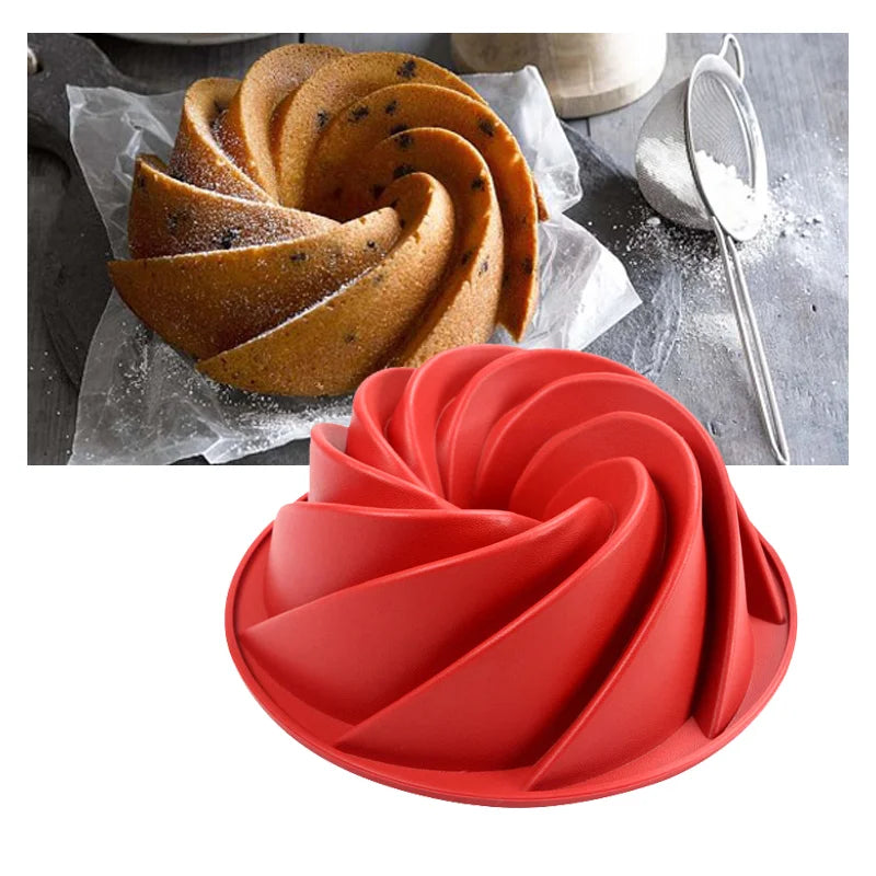 Moule à gâteaux - spirale 3D