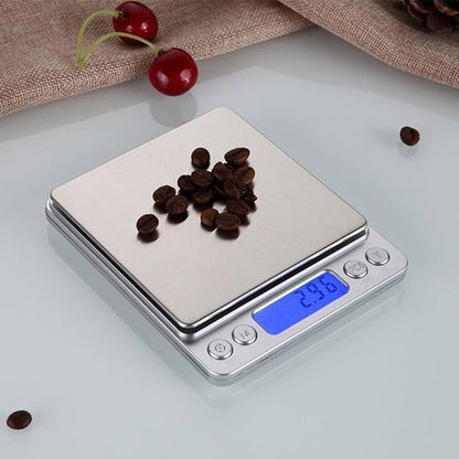 Balance cuisine avec des grains de café