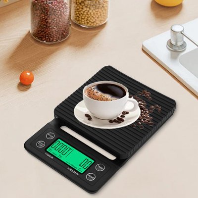 Balance cuisine avec un cafe