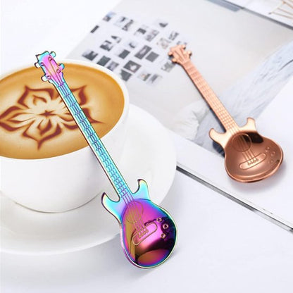 Cuillère à café forme guitare