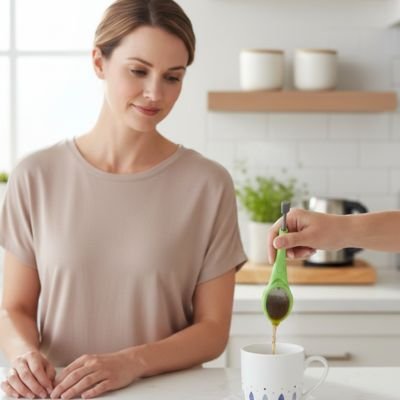 Cuillère à thé verte