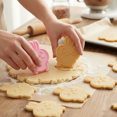 Emporte pièce 2 pces sur la pâte