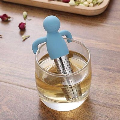 Infuseur à thé bleu