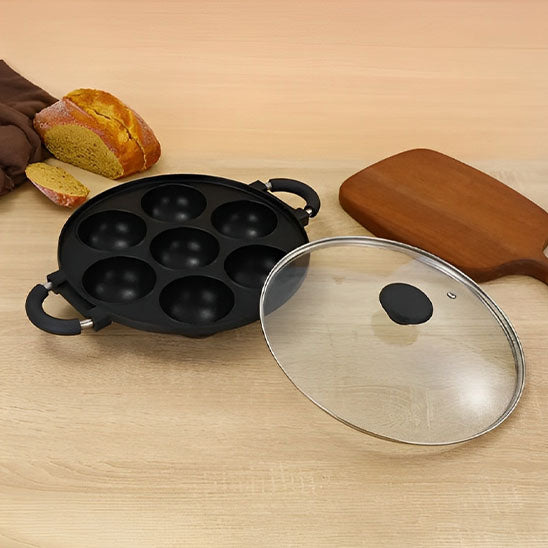 moule à gâteau en fonte 7 trous polyvalent