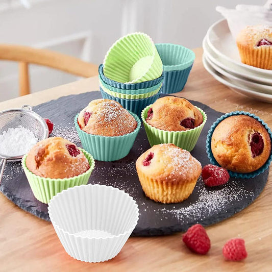 Moule à muffin- silicone 12 pces