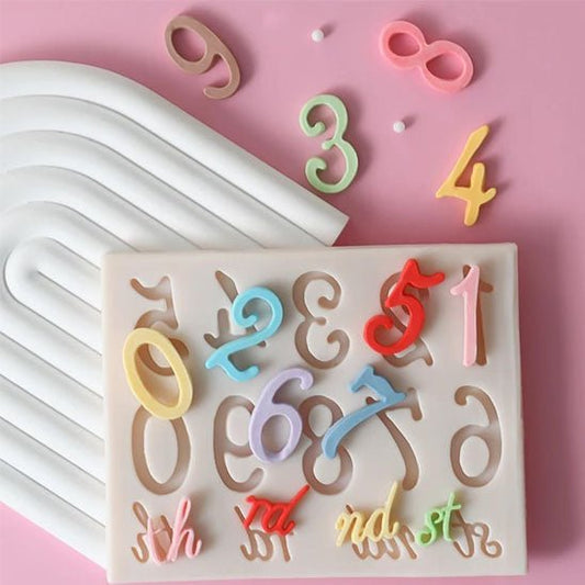 Moule en silicone | Déco chiffres - Avenue St. Honoré