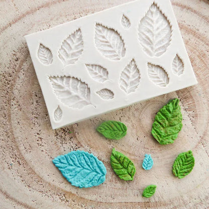 moule silicone feuille 3D CLAUDIO delicieux colore