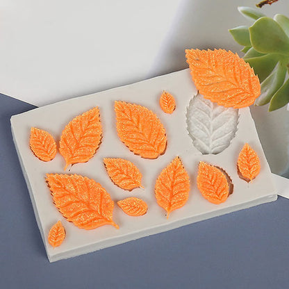 moule silicone feuille 3D polyvalent aussi pour savon