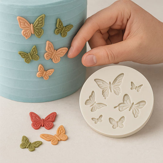 moule silicone papillons marina colore
