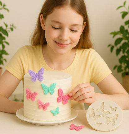 moule silicone papillons marina ludique