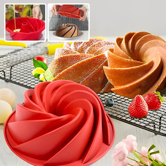 Moule a gateau | spirale 3D