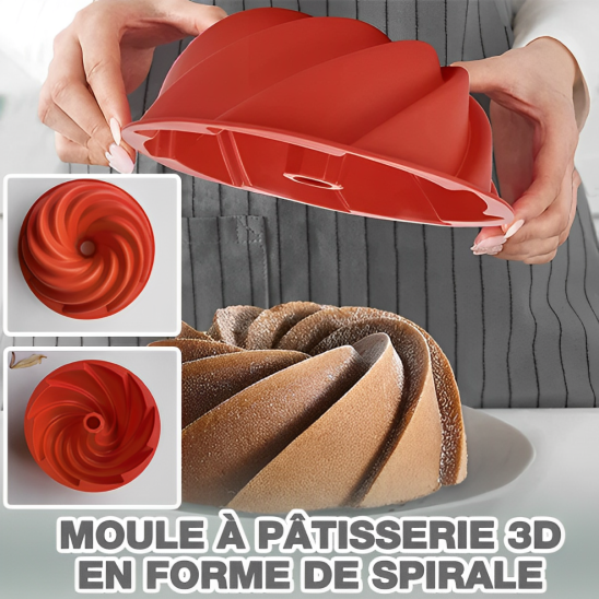 Moule à gâteaux - spirale 3D