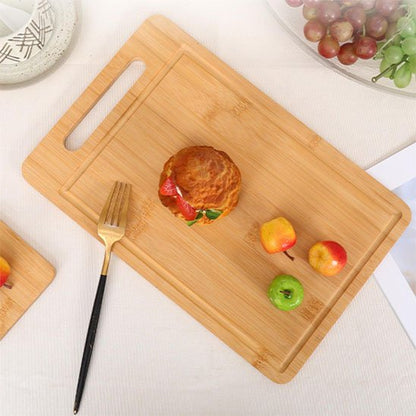Planche à découper bois 1 pce avec des légumes