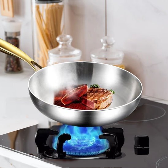 Poele-inox-chauffer