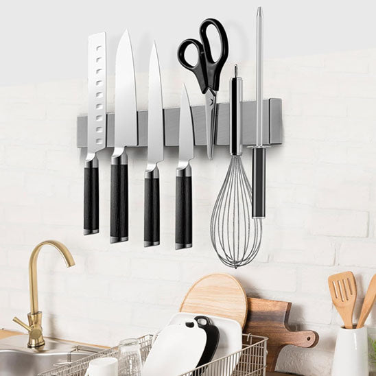 porte couteau magnetique mural leger