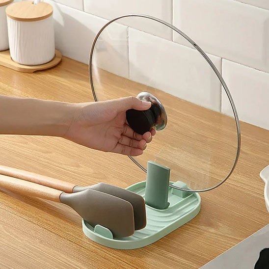 Repose cuillère​ porte couvercle 