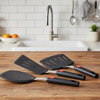 Spatule 3 pces sur une table
