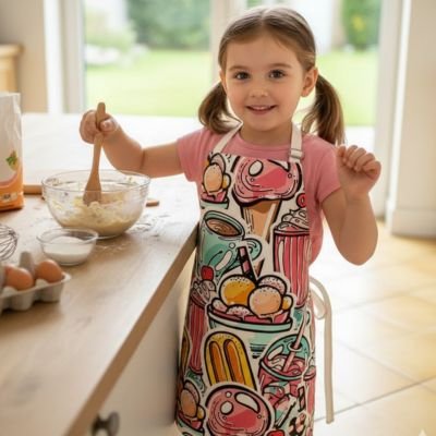 Tablier de cuisine enfant pour pâtisser