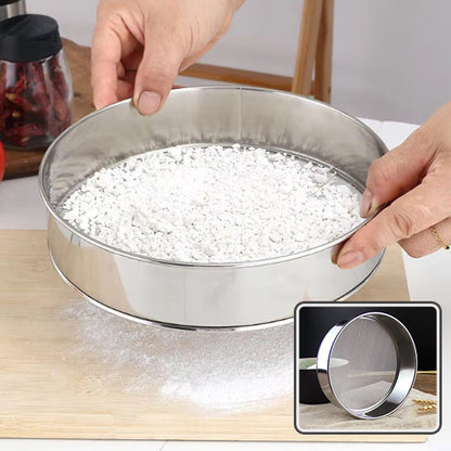tamisage de sucre en poudre