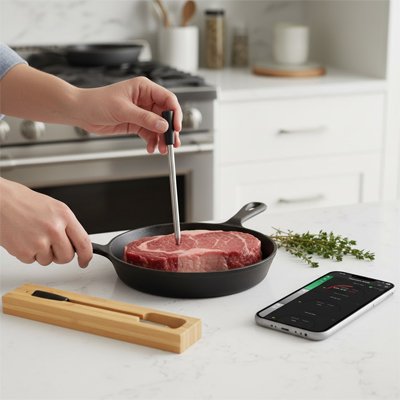 Thermometre-de-cuisson-lecture-bluetooth-maniable